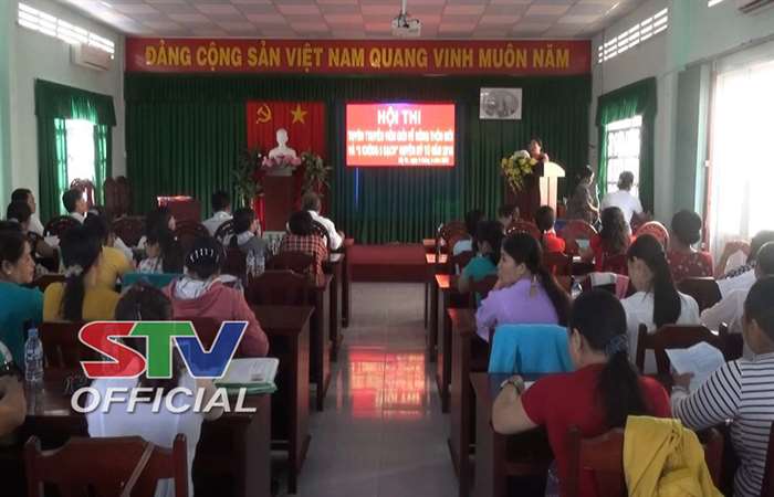 Mỹ Tú tổ chức hội thi tuyên truyền viên giỏi