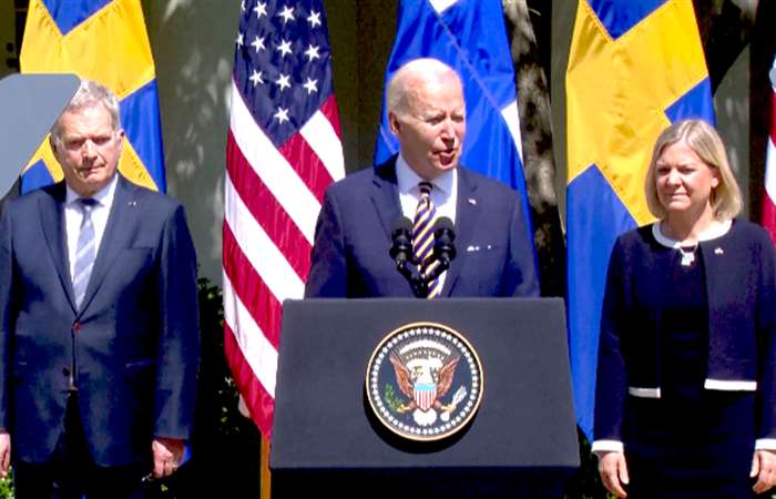 Mỹ ủng hộ Thụy Điển và Phần Lan gia nhập NATO 