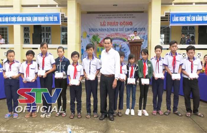 Mỹ Xuyên phát động Tháng Hành động vì trẻ em năm 2018