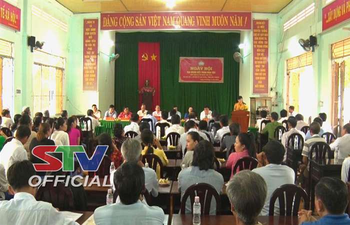Ngày hội Đoàn kết toàn dân tộc ấp Đoàn Văn Tố, xã Đại Ân 1 huyện Cù Lao Dung