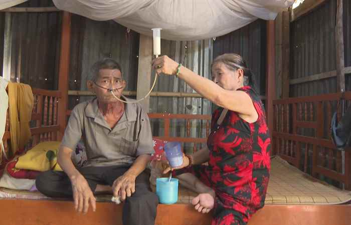 Hoàn cảnh mắc bệnh ung thư vòm họng của Nguyễn Văn Tôn ở huyện Long Phú (26-04-2023)
