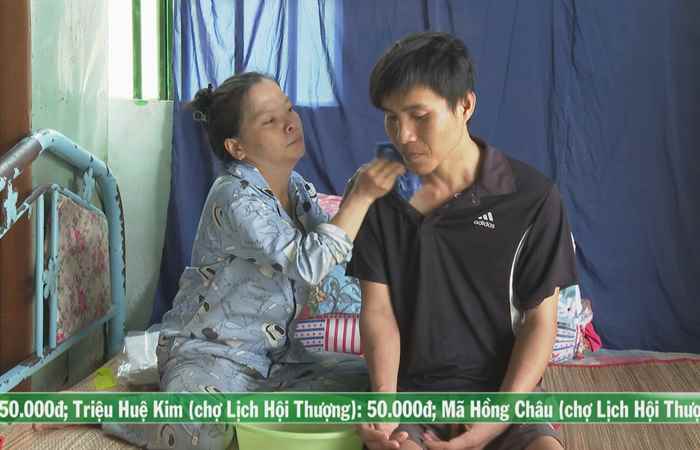 Hoàn cảnh bệnh tật của bà Võ Thị Trinh ở huyện huyện Mỹ Tú (29-03-2023)