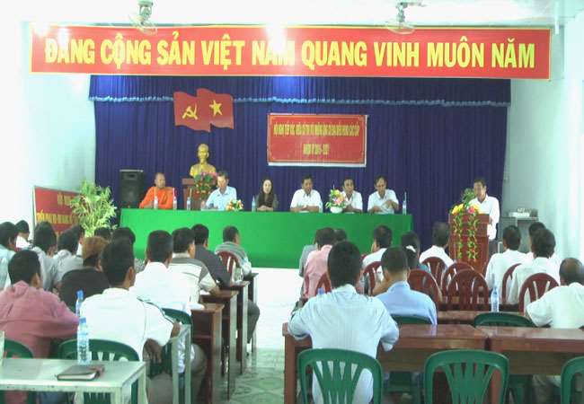  Ứng cử viên ĐBQH và đại biểu HĐND tỉnh tiếp xúc cử tri Phường 2 – Tp Sóc Trăng