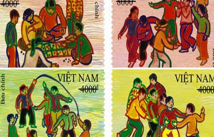Phát hành bộ tem "Trò chơi dân gian” nhân dịp 1-6