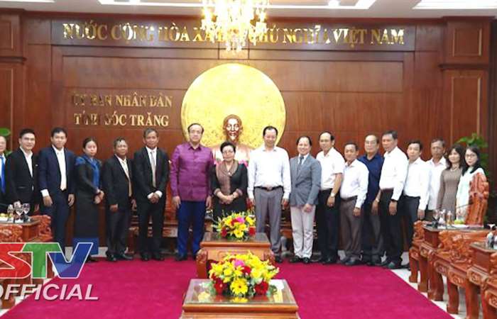 Phó Chủ tịch UBND tỉnh Sóc Trăng tiếp và làm việc với đoàn công tác Campuchia