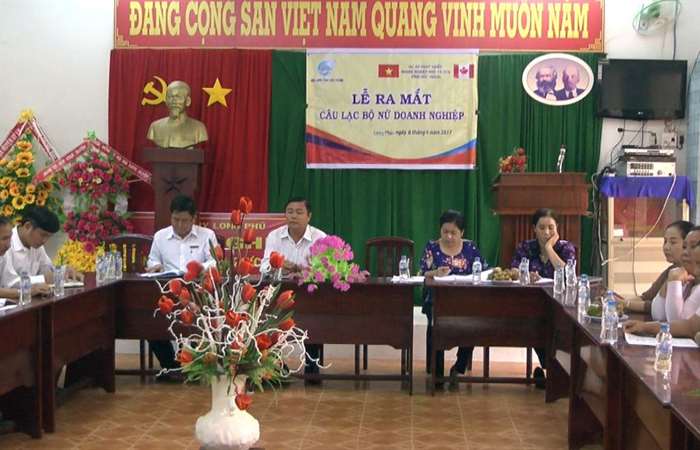 Ra mắt Câu lạc bộ nữ doanh nghiệp huyện Long Phú 
