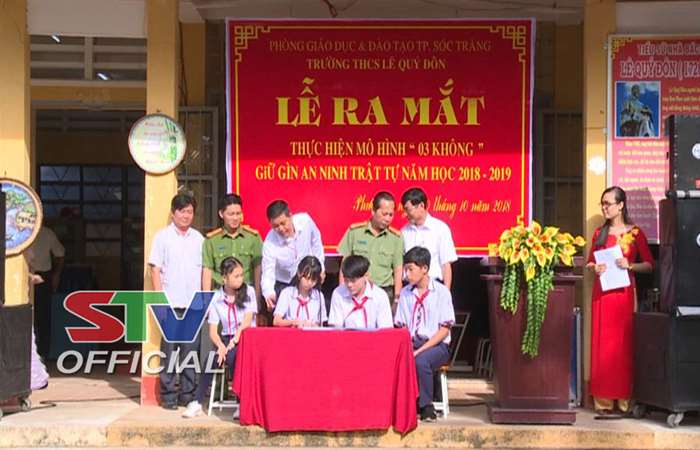 Ra mắt mô hình “3 không” giữ gìn an ninh trật tự