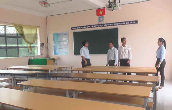 Sở Giáo dục & Đào tạo tỉnh Sóc Trăng kiểm tra công tác chuẩn bị thi Tốt nghiệp THPT năm 2023