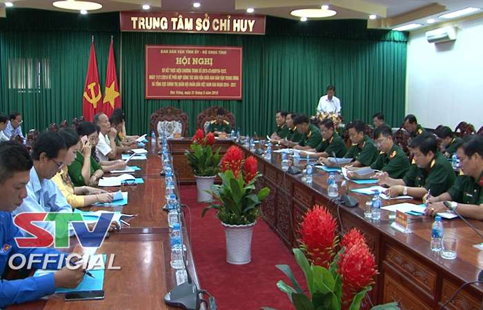 Sơ kết phối hợp công tác giữa Ban Dân vận Tỉnh ủy và Bộ Chỉ huy Quân sự tỉnh Sóc Trăng