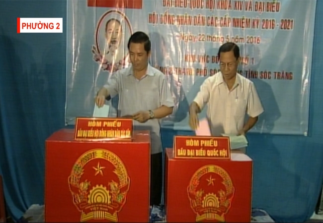 Ứng cử viên ĐBQH và HĐND tỉnh tiếp xúc cử tri Phường 1, thành phố Sóc Trăng. 
