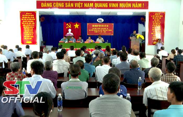 Thạnh Trị: Đại biểu Quốc hội, Đại biểu HĐND 3 cấp tiếp xúc cử tri xã Lâm Tân