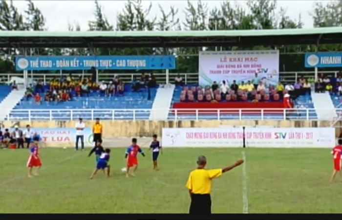 Trích tường thuật giải bóng đá nhi đồng tranh Cúp STV lần I/2017 - Thạnh Trị vs Cù Lao Dung 1  13-08-2017