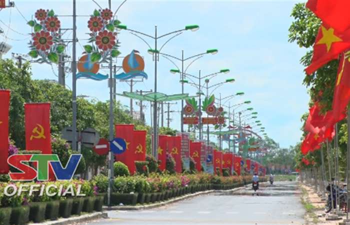 Thị trấn Trần Đề chú trọng đầu tư cơ sở hạ tầng, chỉnh trang đô thị  