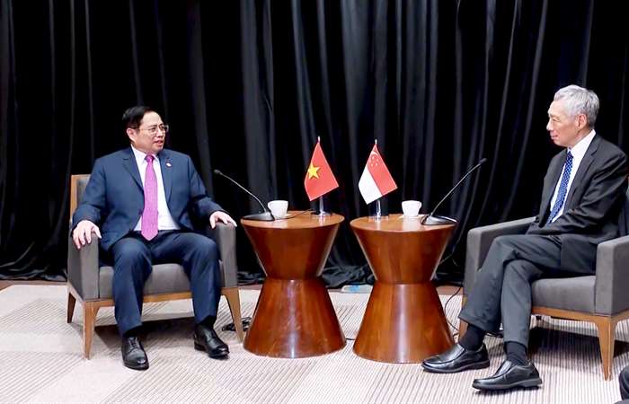 Thủ tướng Chính Phủ Phạm Minh Chính gặp Thủ tướng Singapore và làm việc với cộng đồng Doanh nghiệp Hoa Kỳ