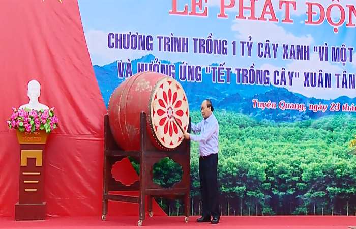 Thủ tướng phát động chương trình trồng 1 tỷ cây xanh