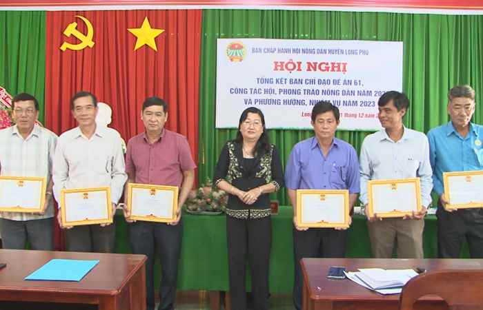 Hội Nông dân huyện Long Phú tổng kết năm 2022