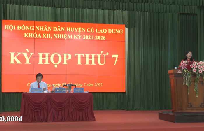 HĐND huyện Cù Lao Dung triển khai phương hướng, nhiệm vụ những tháng cuối năm 2022