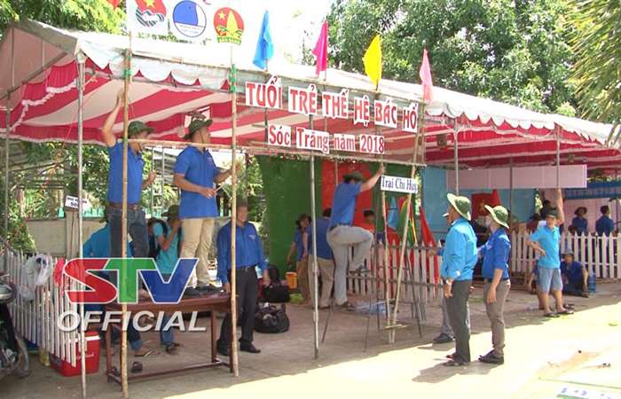 Tỉnh Đoàn Sóc Trăng tổ chức hành quân về nguồn.