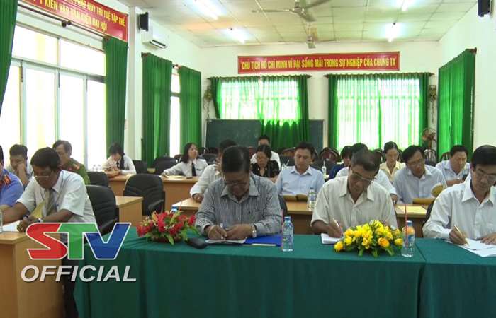 Tòa án Nhân dân huyện Cù Lao Dung tổng kết công tác năm 2017 