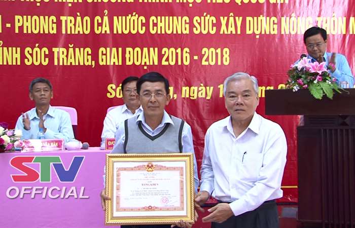 Toàn tỉnh Sóc Trăng có 32 xã được công nhận đạt chuẩn nông thôn mới
