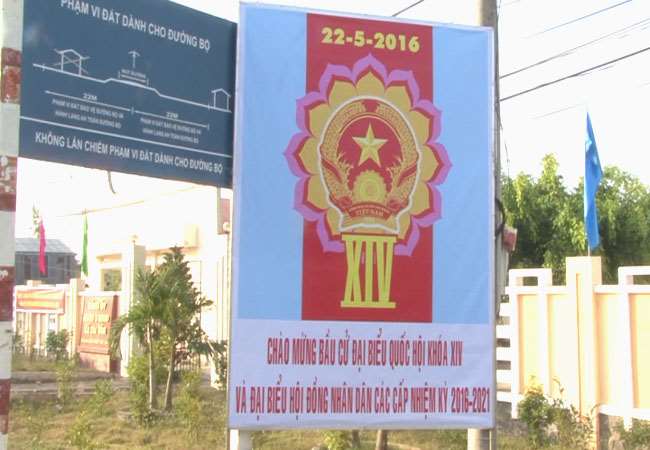  Huyện Trần Đề đẩy mạnh công tác tuyên truyền bầu cử. 