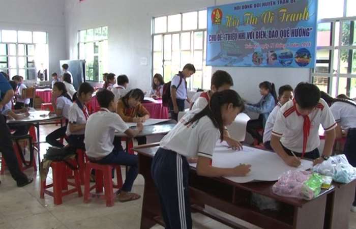 Trần Đề ngày hội thiếu nhi hè năm 2018.