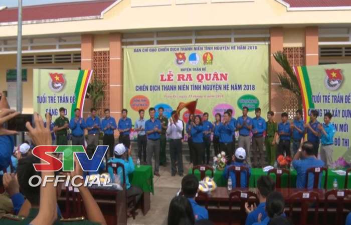 Trần Đề ra quân chiến dịch Thanh niên tình nguyện hè