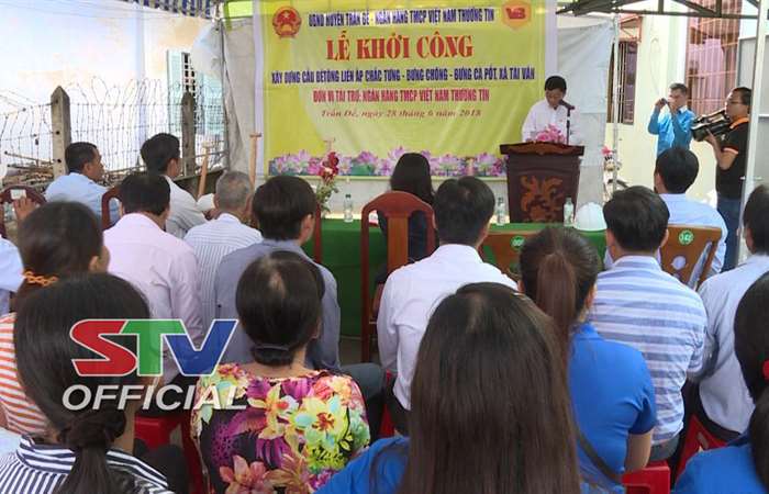 Trần Đề xây dựng cầu bê tông liên ấp
