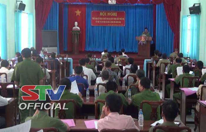 Triển khai kế hoạch chuyển hoá địa bàn trọng điểm, phức tạp về trật tự, an toàn xã hội ở xã Hưng Phú.