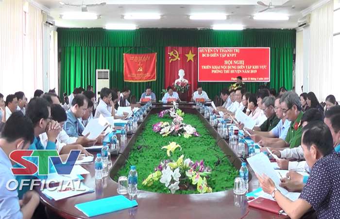 Triển khai nội dung Diễn tập Khu vực phòng thủ năm 2019