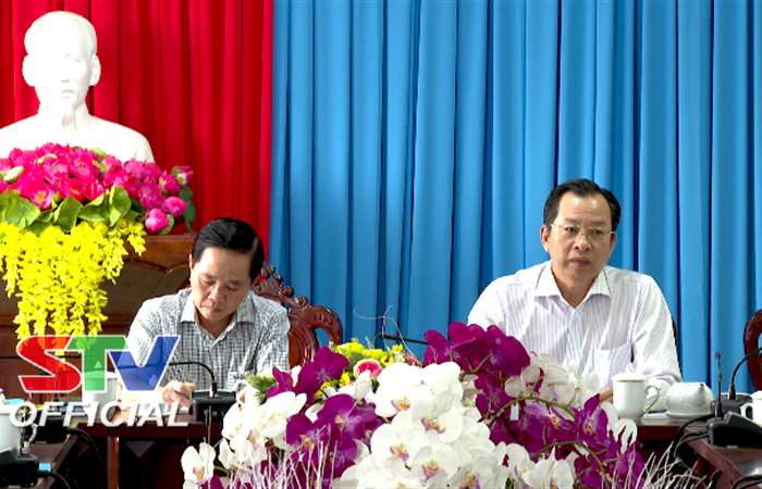 UBND tỉnh Sóc Trăng làm việc với huyện Trần Đề về công tác giải phóng mặt bằng Dự án cao tốc