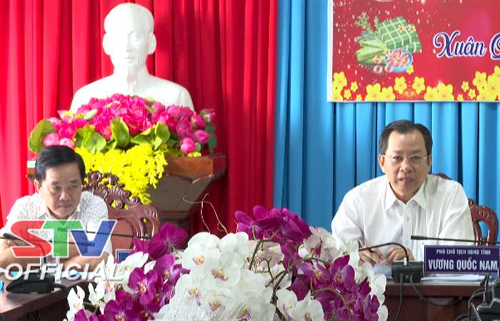 UBND tỉnh làm việc với huyện Trần Đề về tiến độ giải phóng mặt bằng Dự án cao tốc Châu Đốc - Cần Thơ - Sóc Trăng (giai đoạn 1)