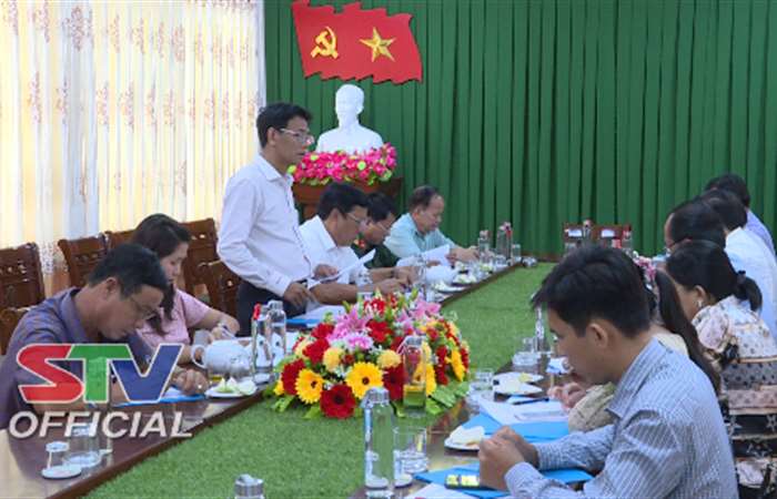 Ủy ban bầu cử của tỉnh Sóc Trăng kiểm tra công tác chuẩn bị bầu cử tại huyện Cù Lao Dung