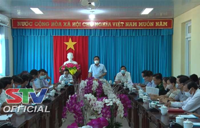 Uỷ ban Bầu cử tỉnh Sóc Trăng kiểm tra tại huyện Trần Đề