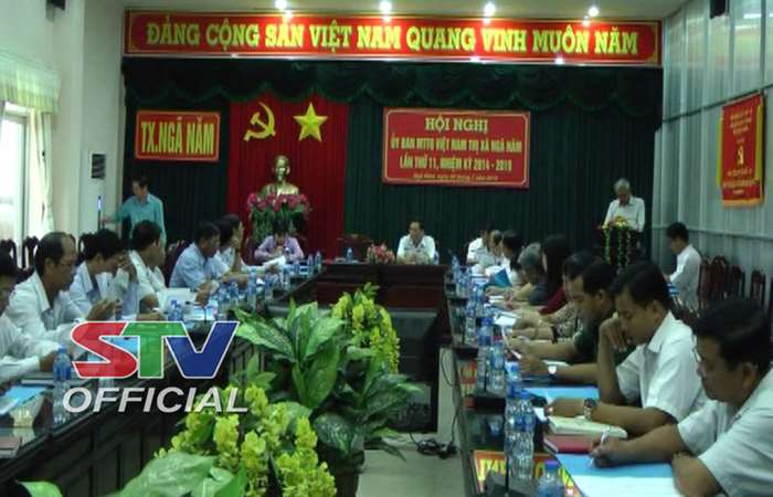 Ủy ban MTTQ Việt Nam thị xã Ngã Năm tổ chức sơ kết