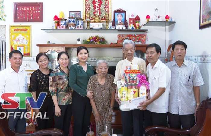 Ủy ban MTTQ Việt Nam tỉnh Sóc Trăng thăm, tặng quà cho Cựu Chiến binh Chiến dịch Điện Biên Phủ