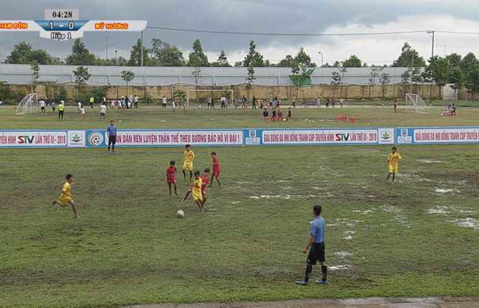 Vòng bảng Bóng đá Nhi đông tranh CUP STV Đội Tham Đôn Vs Mỹ Hương Hiệp 1 22-06-2019