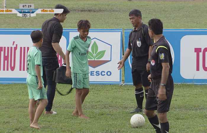 Đội Trung Bình và Vĩnh Hải (Hiệp 1)- Vòng loại trực tiếp Bóng đá Nhi đồng tranh Cup STV 