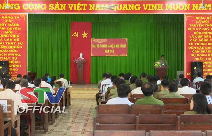 Xã Long Phú tổ chức ngày hội Toàn dân bảo vệ an ninh Tổ quốc