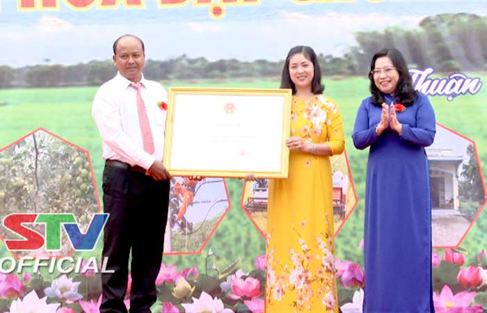 Xã Thuận Hòa được công nhận đạt chuẩn Nông thôn mới