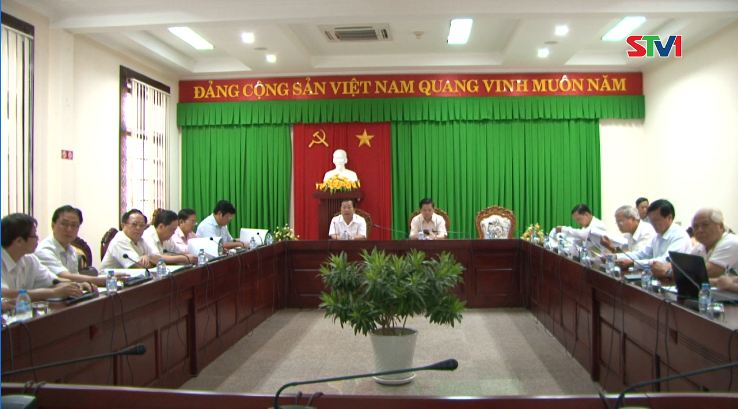 Lãnh đạo tỉnh Sóc Trăng họp thông qua quy hoạch thị trấn mới huyện Mỹ Xuyên