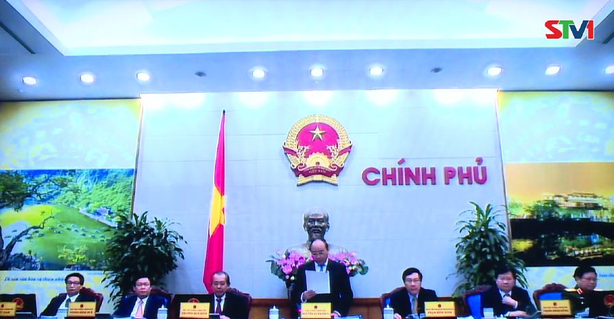 Lãnh đạo Tỉnh Sóc Trăng dự Hội nghị trực tuyến của Chính phủ về tình hình kinh tế - xã hội năm 2016
