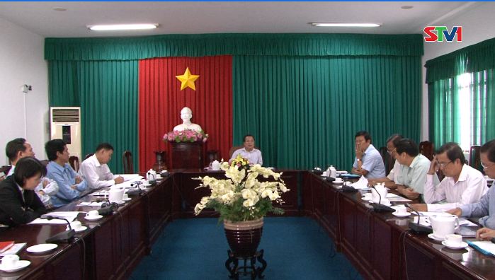 Thường trực UBND tỉnh Sóc Trăng nghe báo cáo một số dự án đầu tư Lâm Trường Sóc Trăng