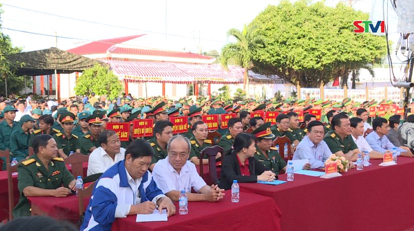 Bộ CHQS tỉnh Sóc Trăng tổ chức lễ ra quân “ Tết quân dân 2017”