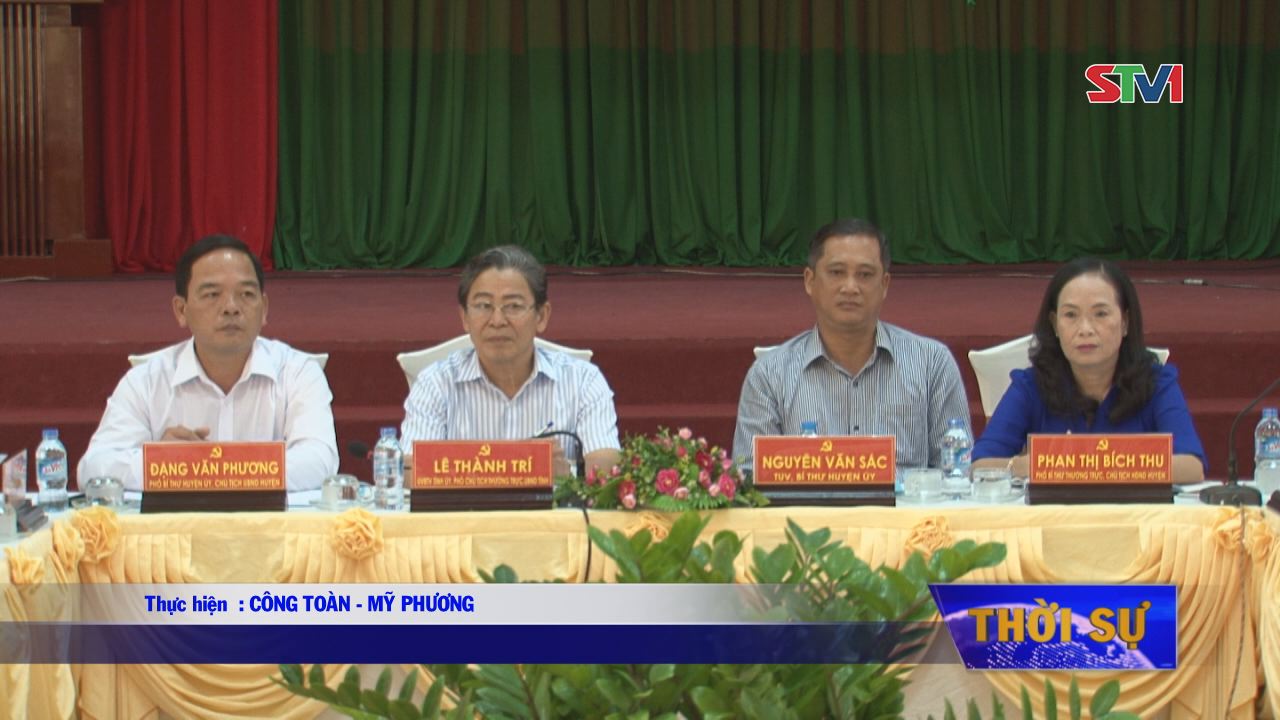 Ban Chấp hành Đảng bộ huyện Mỹ Xuyên tổng kết năm 2016
