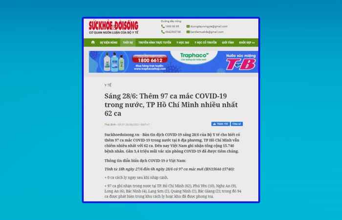 Bản tin chung tay phòng, chống dịch Covid - 19 (28-06-2021)