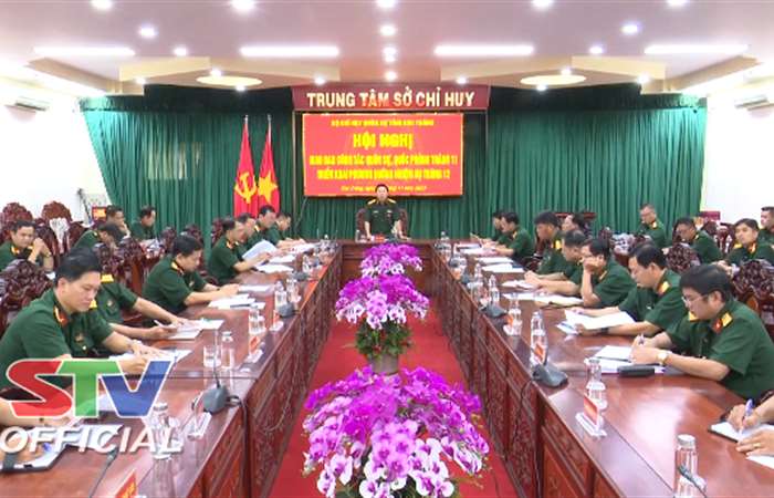 Bộ Chỉ huy Quân sự tỉnh Sóc Trăng triển khai phương hướng, nhiệm vụ tháng 12 năm 2023