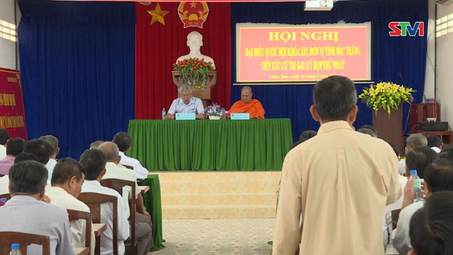 Đại Biểu Quốc Hội Sóc Trăng tiếp xúc cử tri phường 1, Thị xã Vĩnh Châu