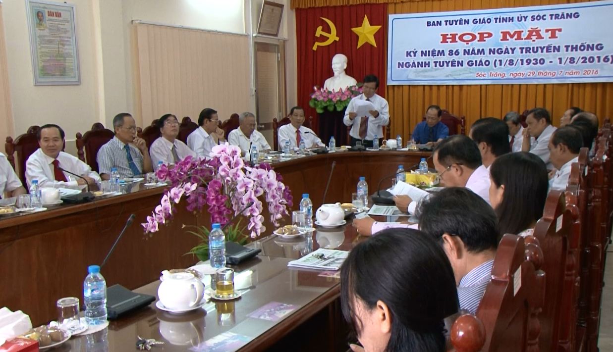 Sóc Trăng: Họp mặt kỷ niệm 86 năm truyền thống ngành Tuyên Giáo