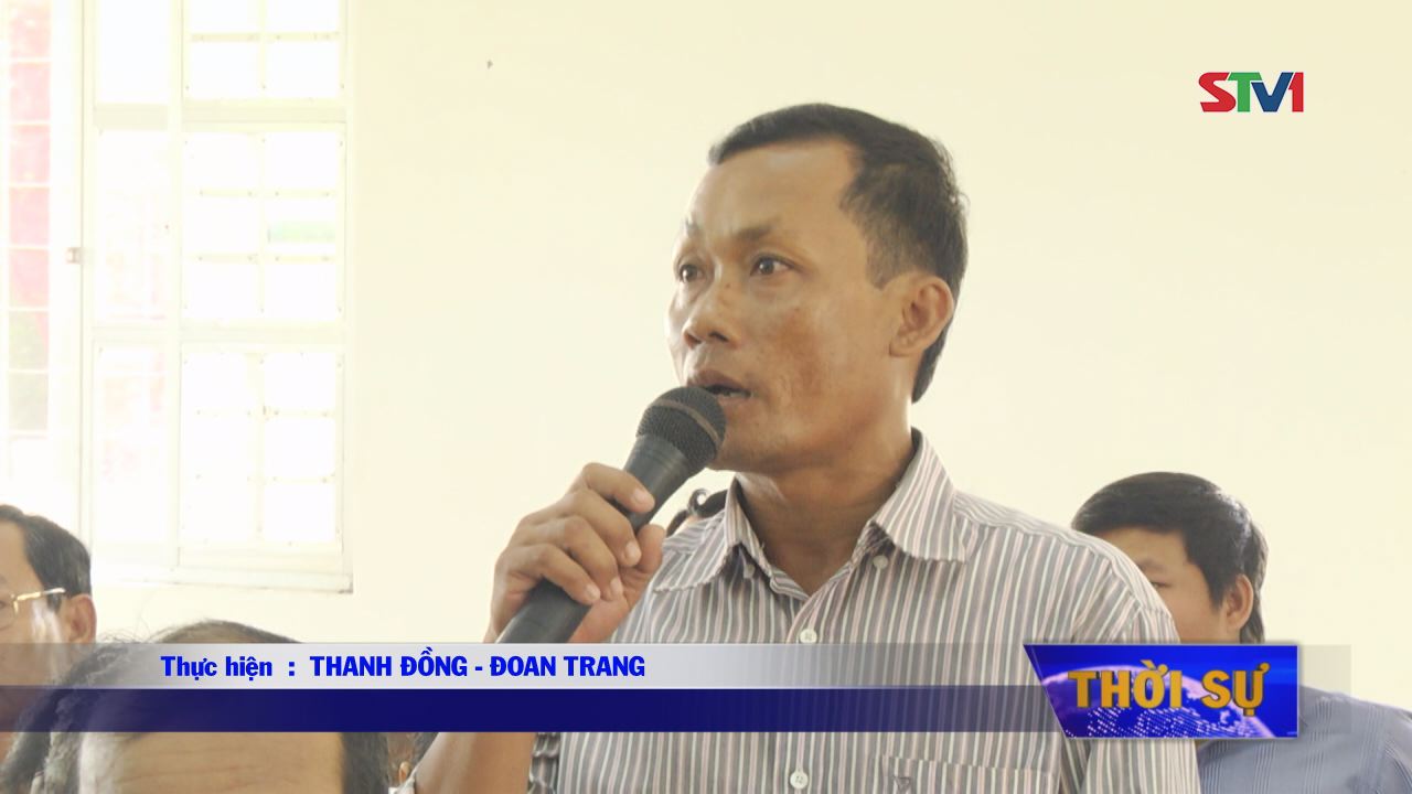 Đại biểu Quốc hội khóa XIV tỉnh Sóc Trăng  tiếp xúc cử tri xã Long Phú, huyện Long Phú